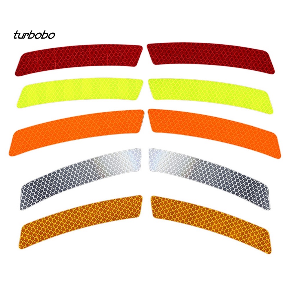 1 Cặp Miếng Dán Phản Quang Cảnh Báo Chống Va Chạm Cho Cửa Xe Hơi