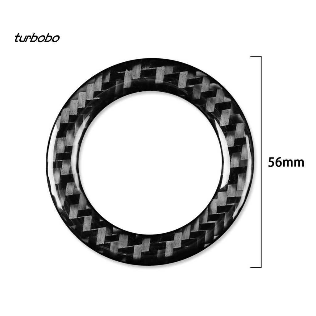 Miếng Dán Nút Bấm Khởi Động Xe Hơi Chất Liệu Sợi Carbon Cho Forester 13-19