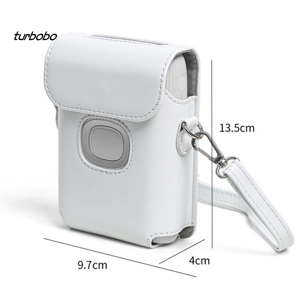 Túi Đeo Vai Giả Da Chống Sốc / Trầy Xước Thời Trang Sang Trọng Cho Máy In Mini Link 2