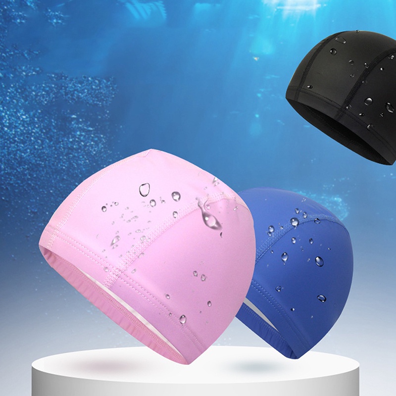 Mũ Bơi Co Giãn Chống Thấm Nước Kèm Kính Bảo Hộ Tùy Chỉnh Tiện Dụng Cho Người Lớn