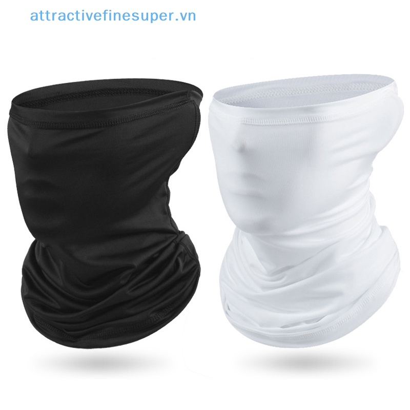 Afs Khăn Trùm Mặt Bằng Lụa Lạnh Chống Tia UV Dùng Khi Đi Xe Đạp / Đi Bộ Đường Dài