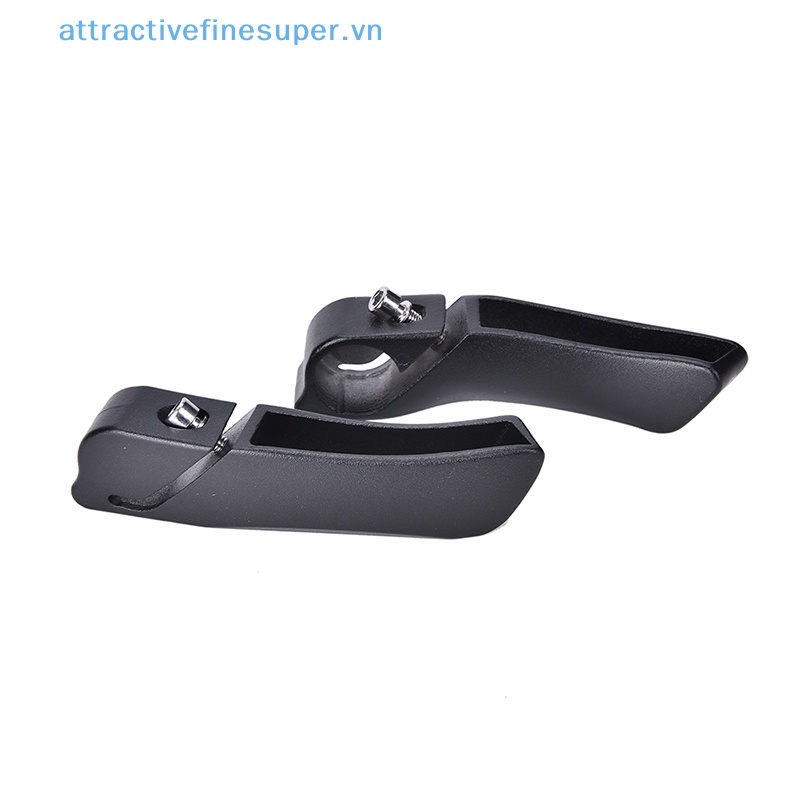 2 Tay Nắm Xe Đạp Bằng Hợp Kim Nhôm Màu Đen