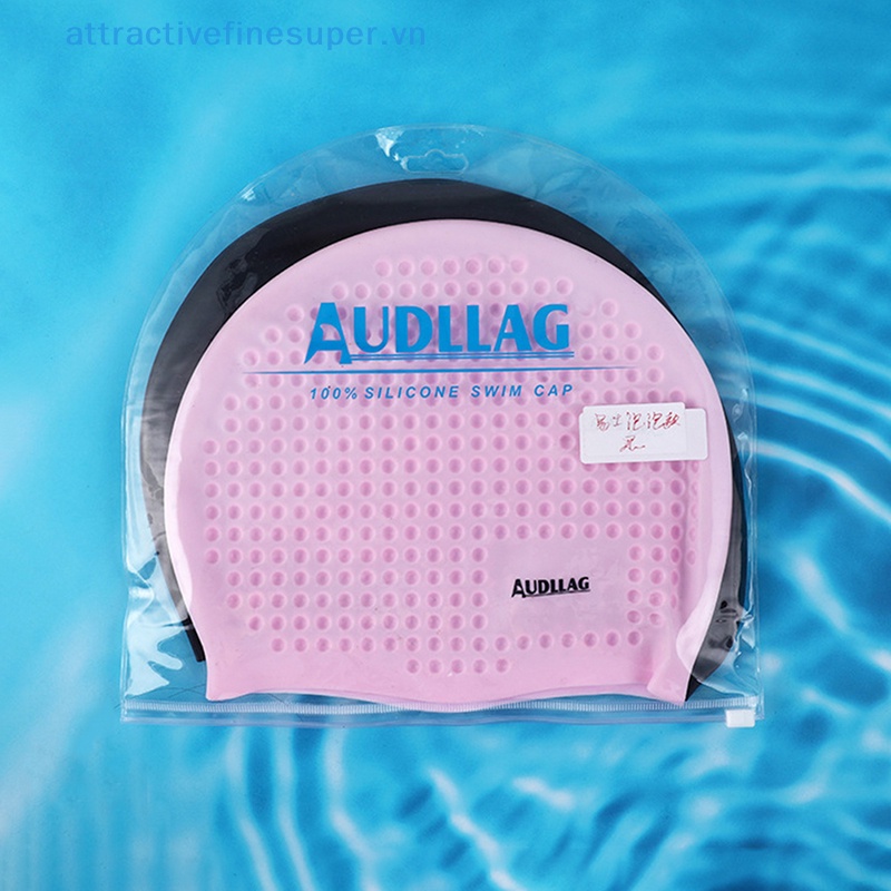Afs Mũ Bơi Cao Su Silicon Co Giãn Chống Thấm Nước Bảo Vệ Tai Khi Chơi Thể Thao / Bơi Lộ