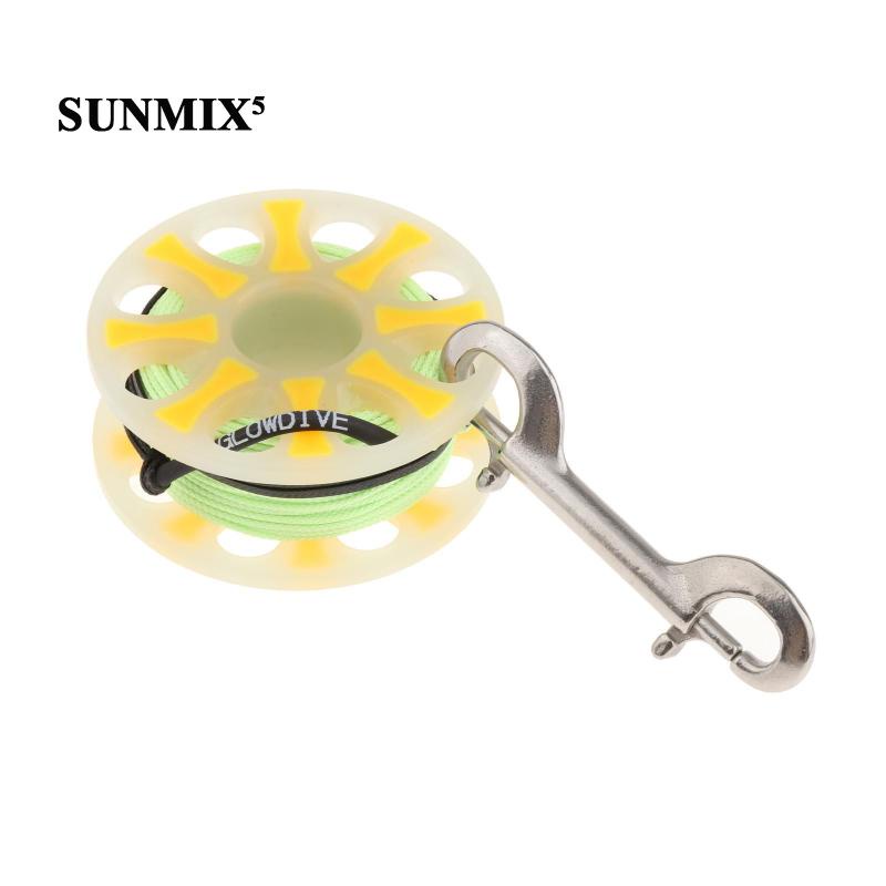 Cuộn Dây Lặn Có Móc Hai Đầu Bằng Thép Không Gỉ 30M / 100ft