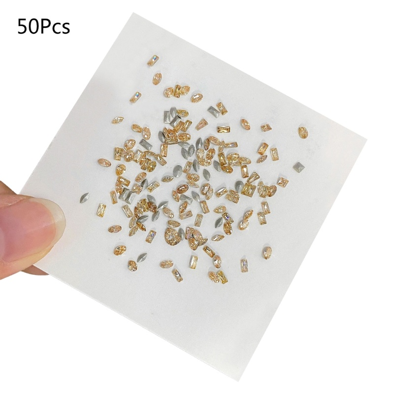 Zuoo Đá Mắt Ngựa Phẳng Đính Móng Tay Nghệ Thuật