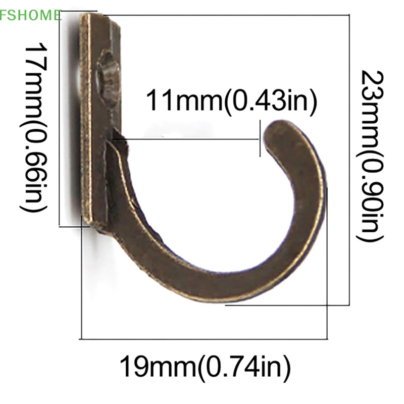 Set 10 Móc Treo Đồ Dán Tường Tự Dính Mạnh Cho Nhà Tắm