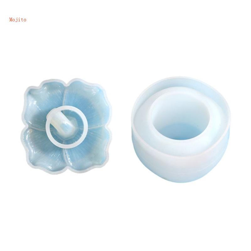 Set 2 Khuôn Silicone Làm Lọ Thủ Công DIY