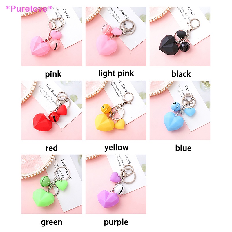 Móc Khóa Hình Trái Tim Xinh Xắn Cho Nữ Mới