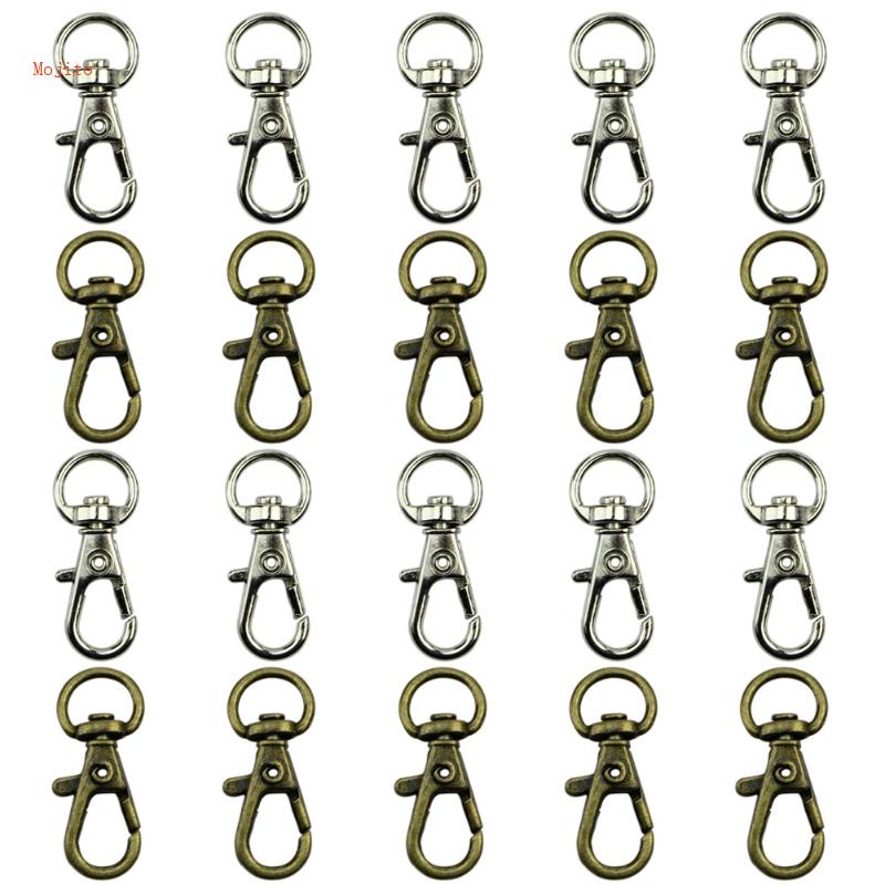 Set 10 Kẹp Móc Khóa Kích Hoạt Tiện Lợi