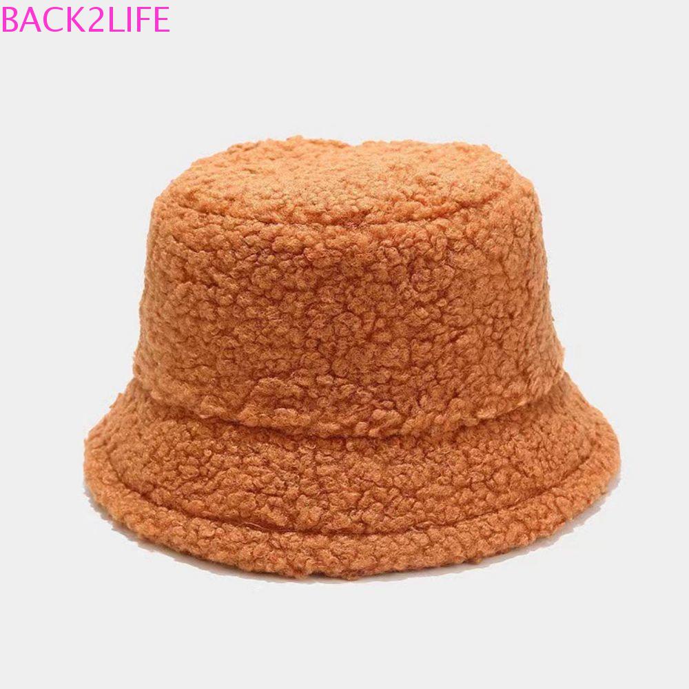 BACK2LIFE Nón Tai Bèo Lông Cừu Phong Cách Hàn Quốc Dễ Thương Cho Nữ