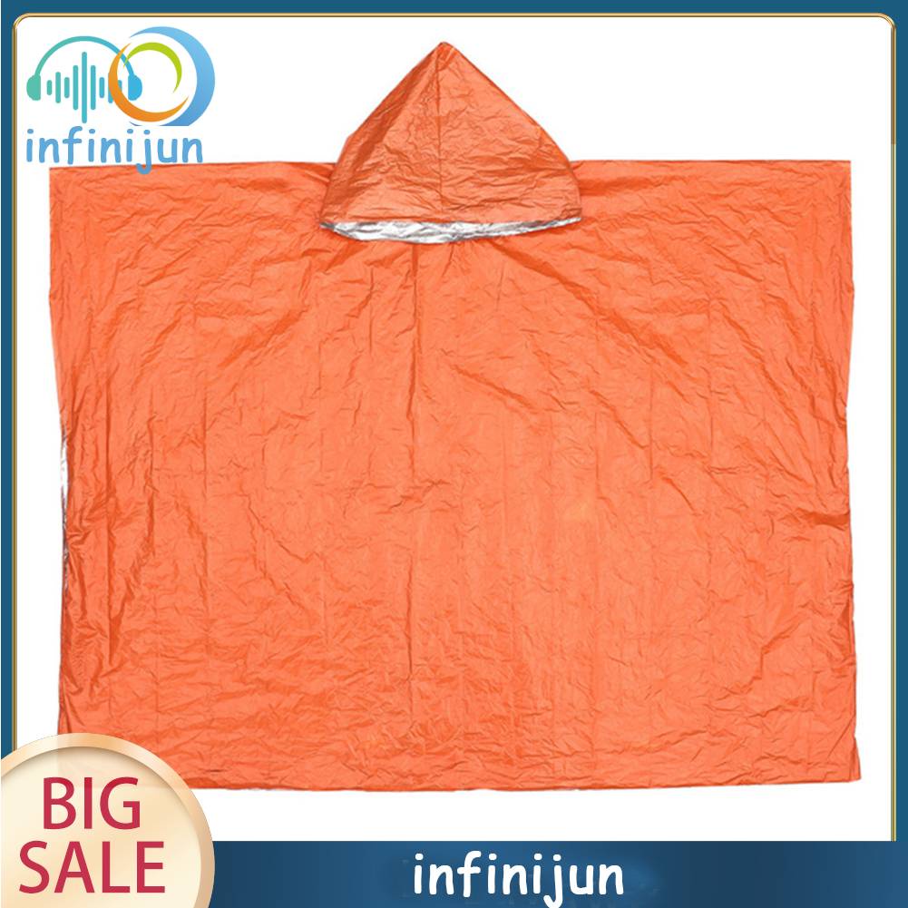 Áo Mưa Khẩn Cấp Bằng Màng Nhôm Đa Năng Tiện Dụng Cho Người Lớn