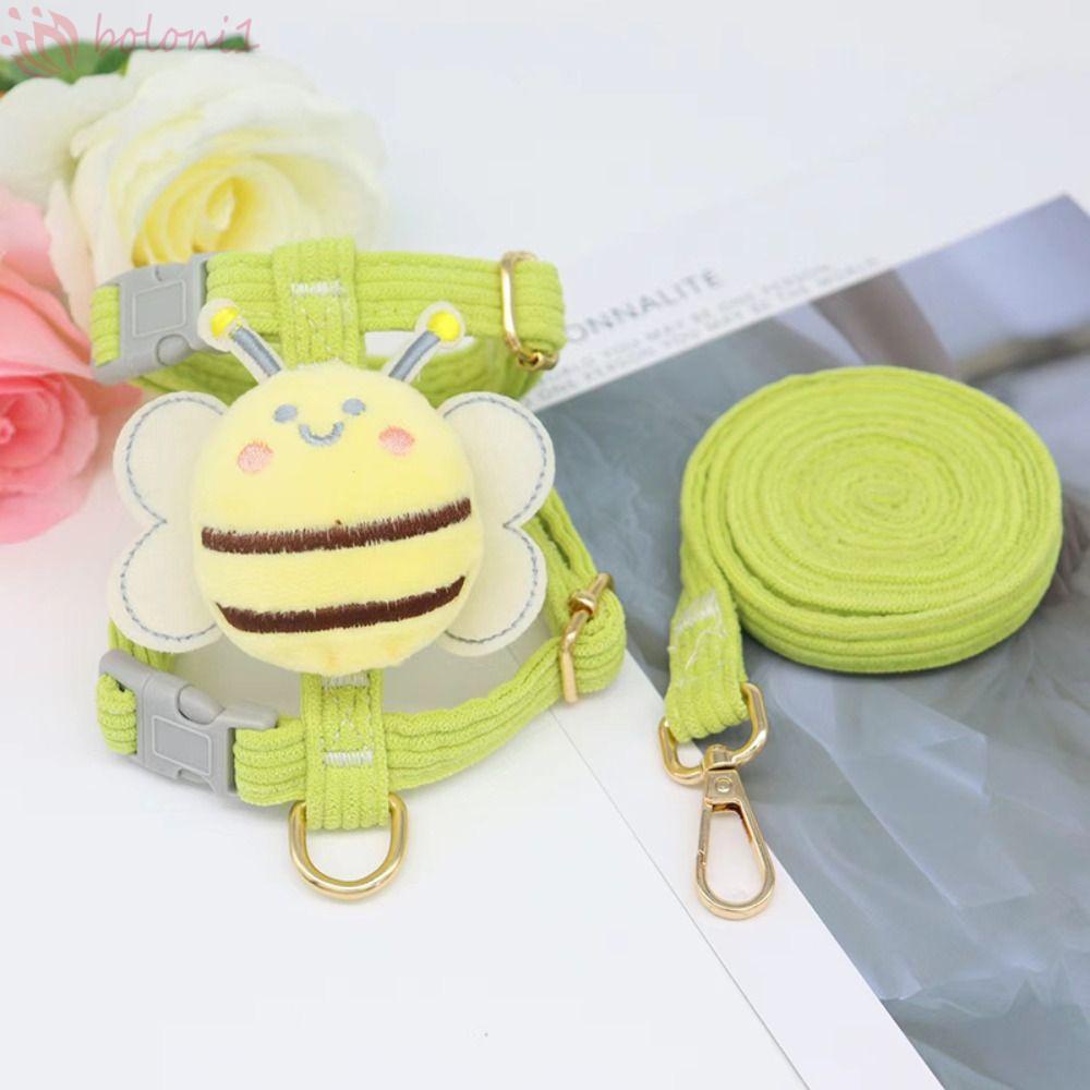 [COD] Dây Dắt Thú Cưng Đi Dạo Chống Thất Lạc Hình Chú Ong Mềm Mại Tiện Dụng