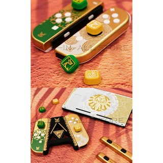 Limited Edition DIY Replacement Housing Console Shell Gold Joycon Case Full button Faceplate cho Nintendo Switch NS Phụ kiện