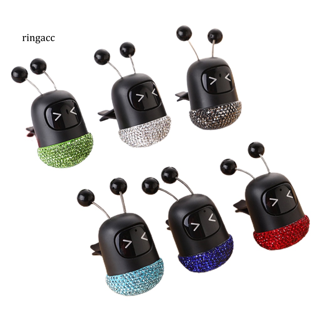 Rga Nước Hoa Tự Dính Gắn Lỗ Thông Gió Xe Hơi SUV Thiết Kế Hình Robot Tinh Tế