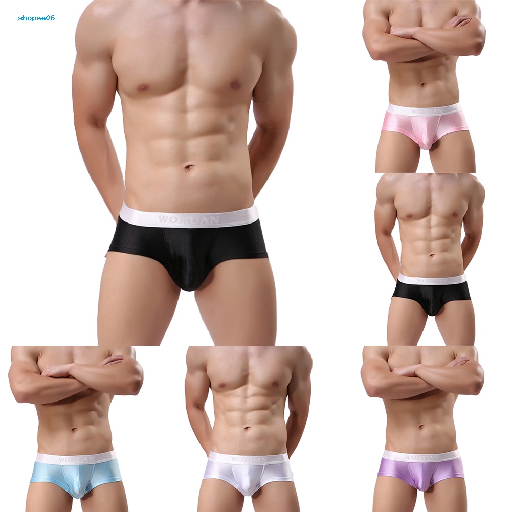 Quần Lót Boxer PEMG Chữ U Màu Sắc Đơn Giản Cho Nam