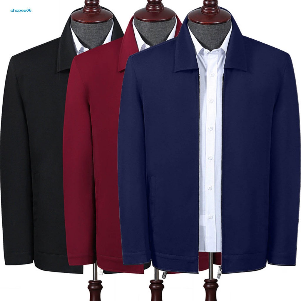 Áo Khoác Nam Cổ Bẻ Màu Sắc Thời Trang