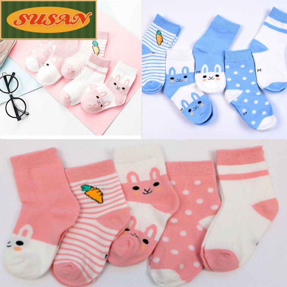 SUSANS Vớ Cotton Cổ Ngắn Giữ Ấm Dễ Thương Cho Bé 1-3 - 6 Tuổi