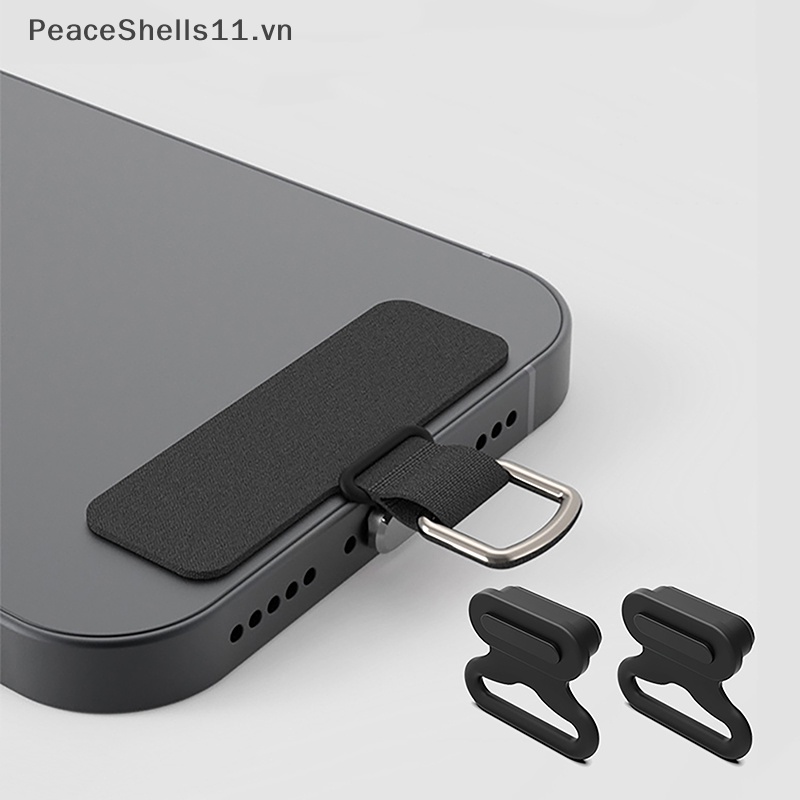 Miếng Silicone Dán Cổng Sạc Type C Chống Bụi Chống Mất 2 Trong 1