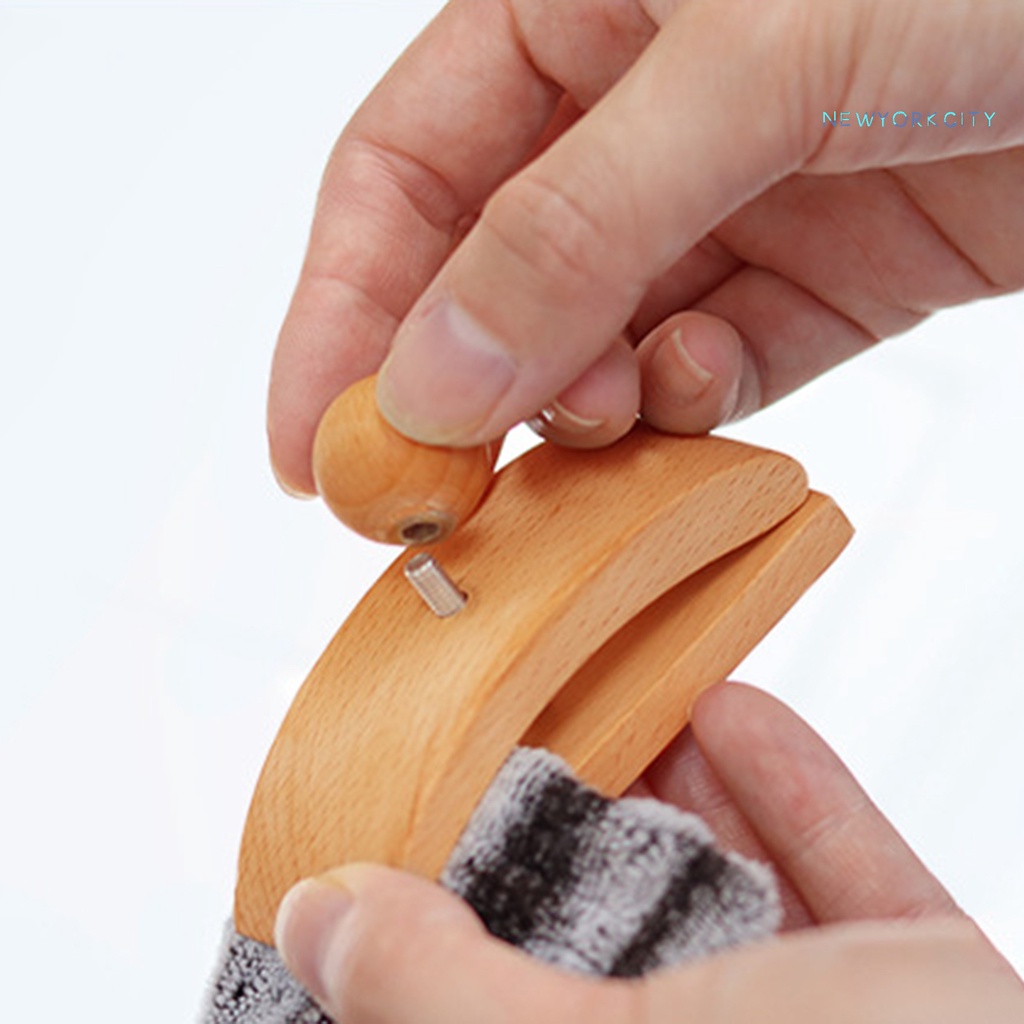 Móc Treo Trưng Bày Thảm Bằng Gỗ Kèm Ốc Vít Và Mỏ Neo Tiện Dụng Cho Gia Đình