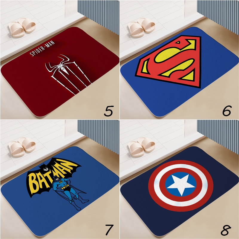 Thảm lót sàn Chống Trượt In Hình Siêu Anh Hùng Marvel