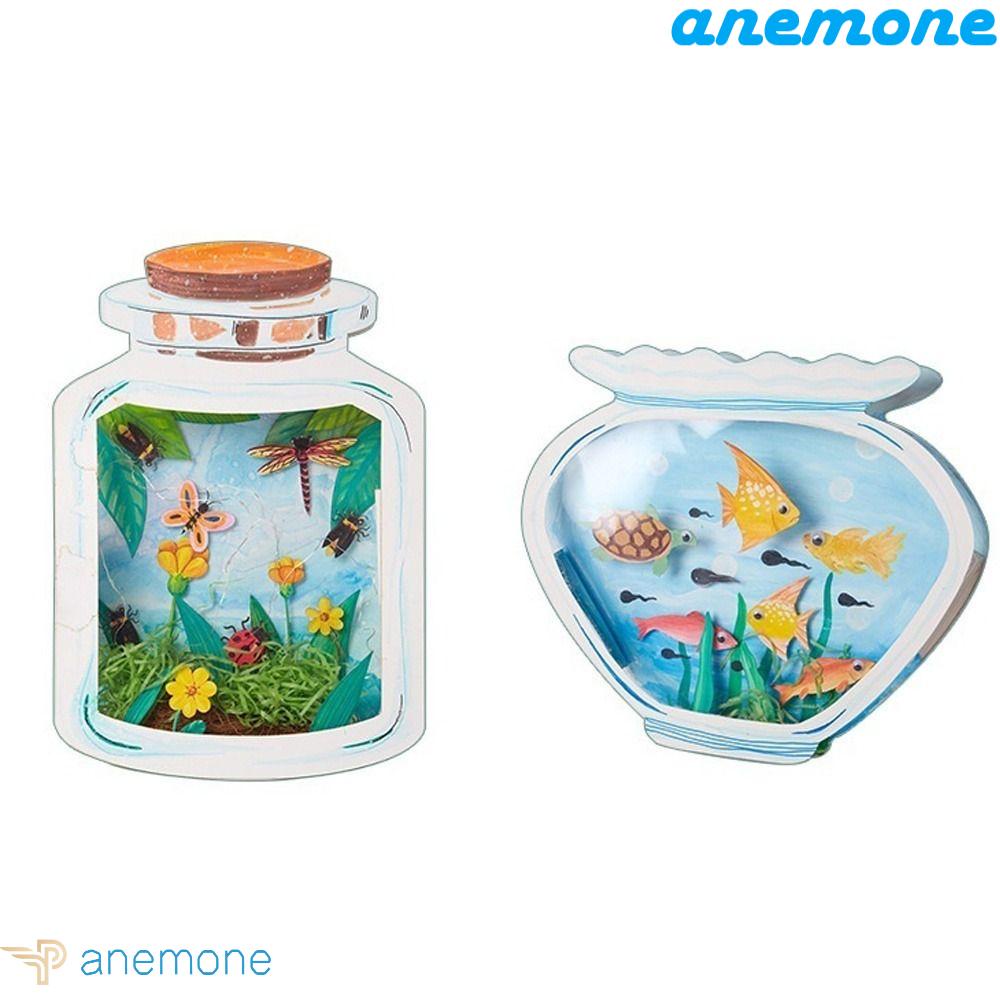 ANEMONE Đồ Chơi Vẽ Tranh Thủ Công Hình Côn Trùng / Cá Dễ Thương Cho Bé