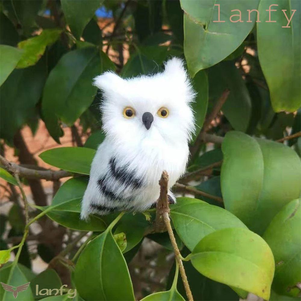 LANFY Cú Nhồi Bông Thủ Công Để Bàn Trang Trí Văn Phòng