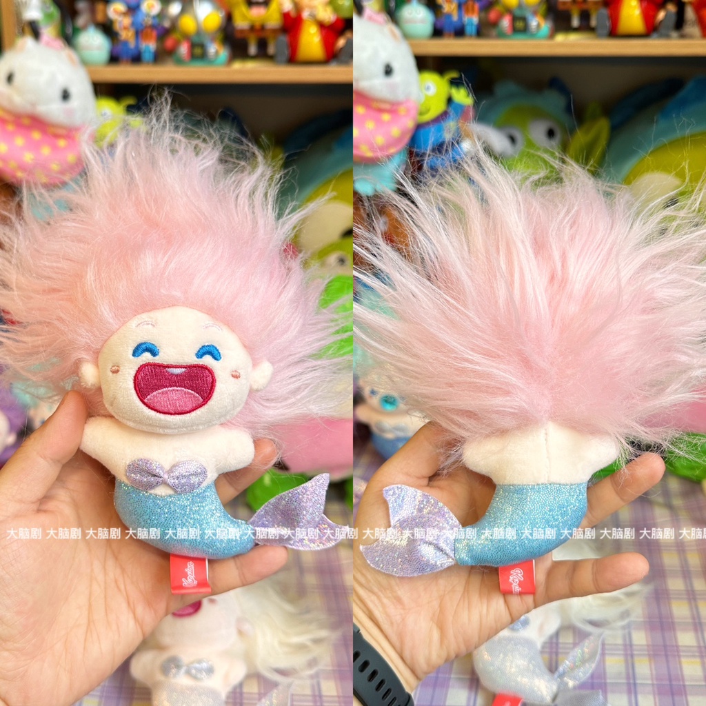Búp Bê Nhồi Bông Cotton Kiểu Hoạt Hình Nàng Tiên Cá Dễ Thương Cho Bé Gái