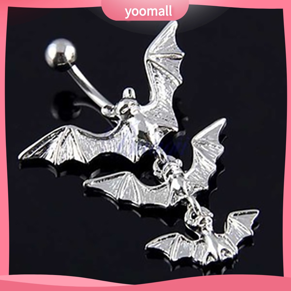 [YM] Khuyên Rốn Dạng Thanh Tạ Hình Dơi Bay Phong Cách Punk