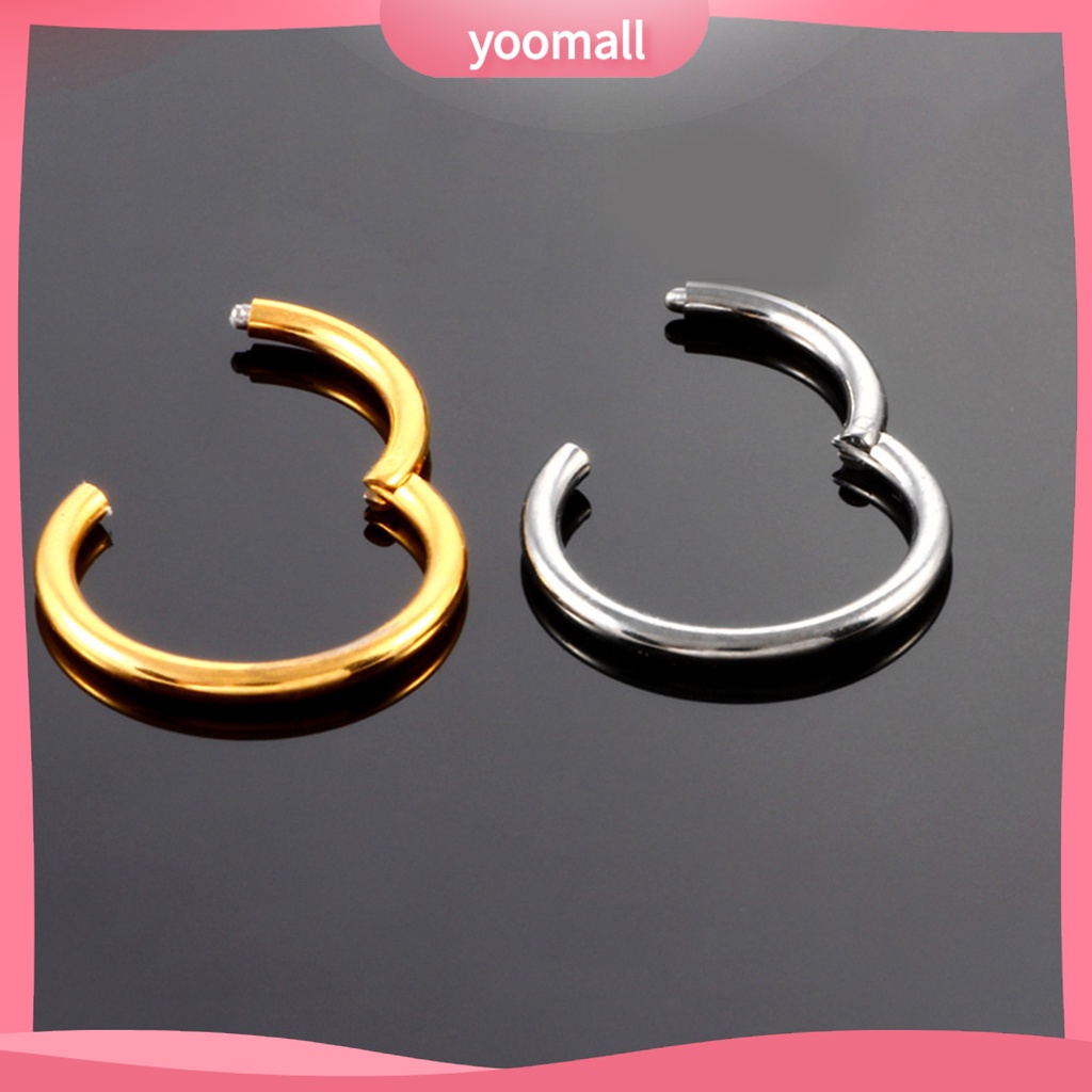 Khuyên Mũi / Môi Bằng Thép Không Gỉ Trang Trí Cá Tính