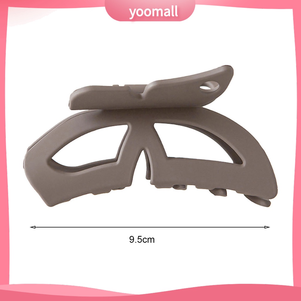 Kẹp Tóc Càng Cua Rỗng Chống Trượt Có Răng Cá Mập Lớn