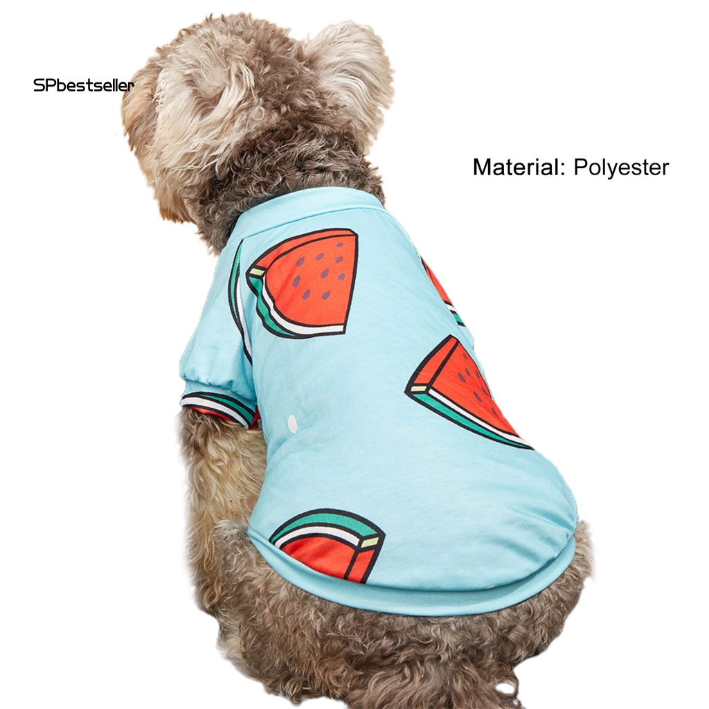 Áo Thun Nhẹ In Họa Tiết Trái Cây Xinh Xắn Cho Thú Cưng