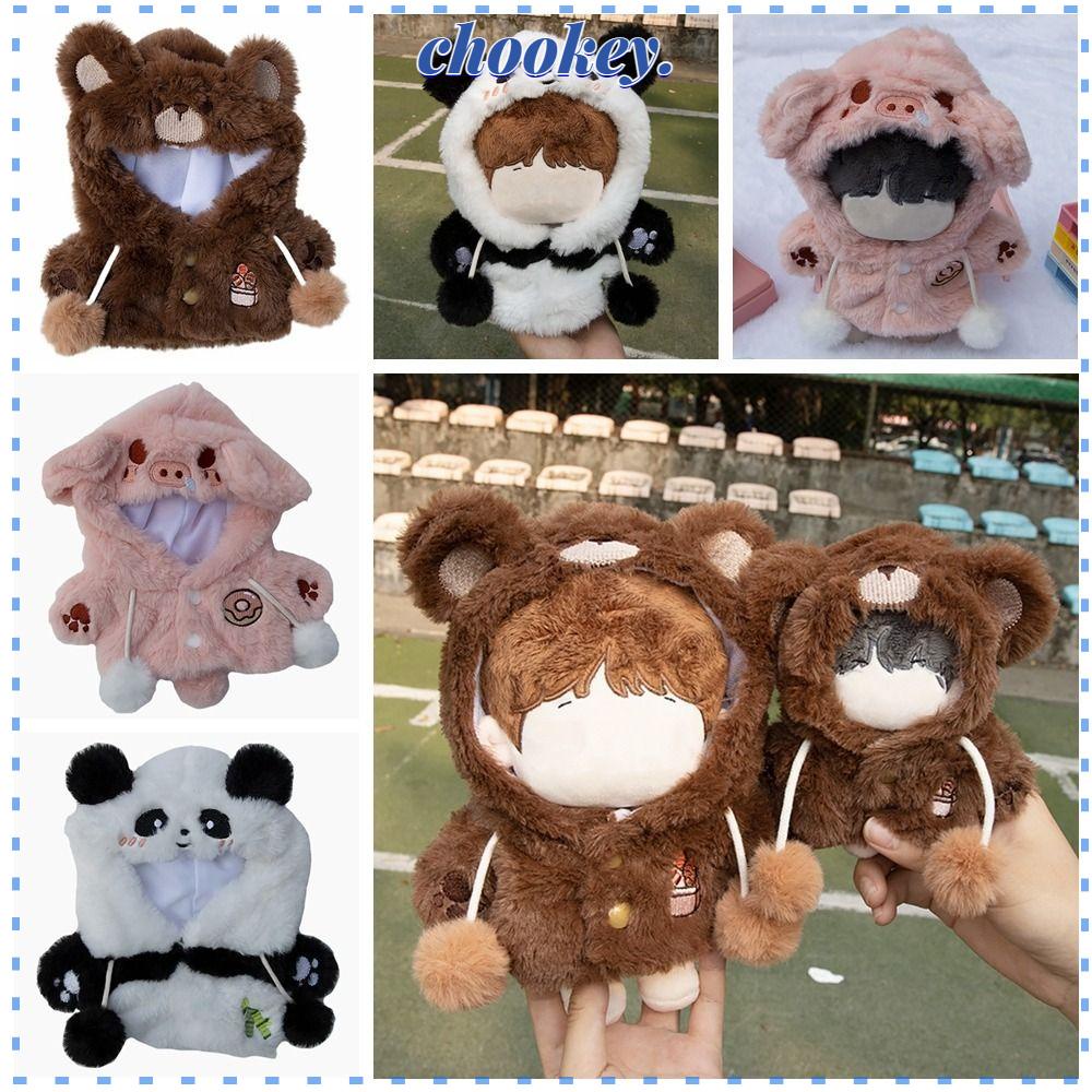 CHOOKEY Thú Nhồi Bông Hình Gấu Trúc 10cm / 20cm Thay Thế Cho Búp Bê