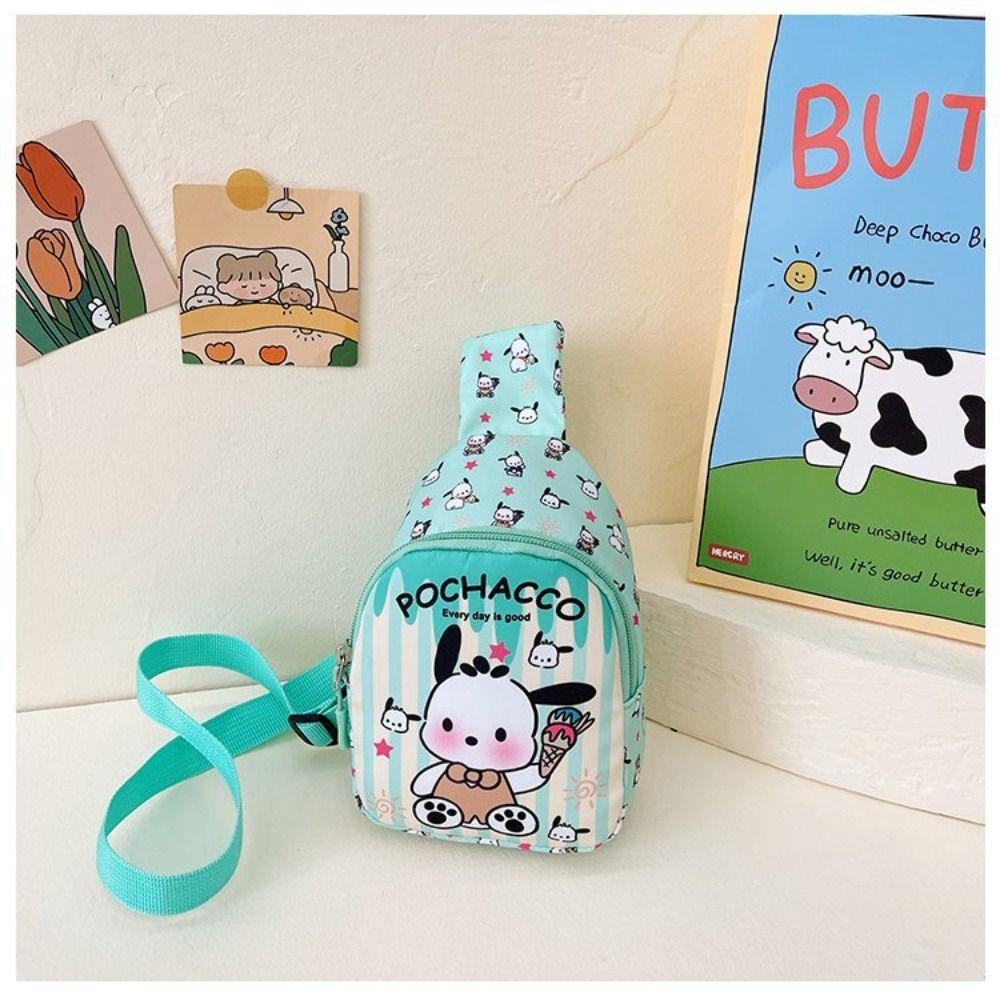 Túi Đeo Chéo Ngực Hình cinnamoroll kuromi melody Dễ Thương Cho Bé