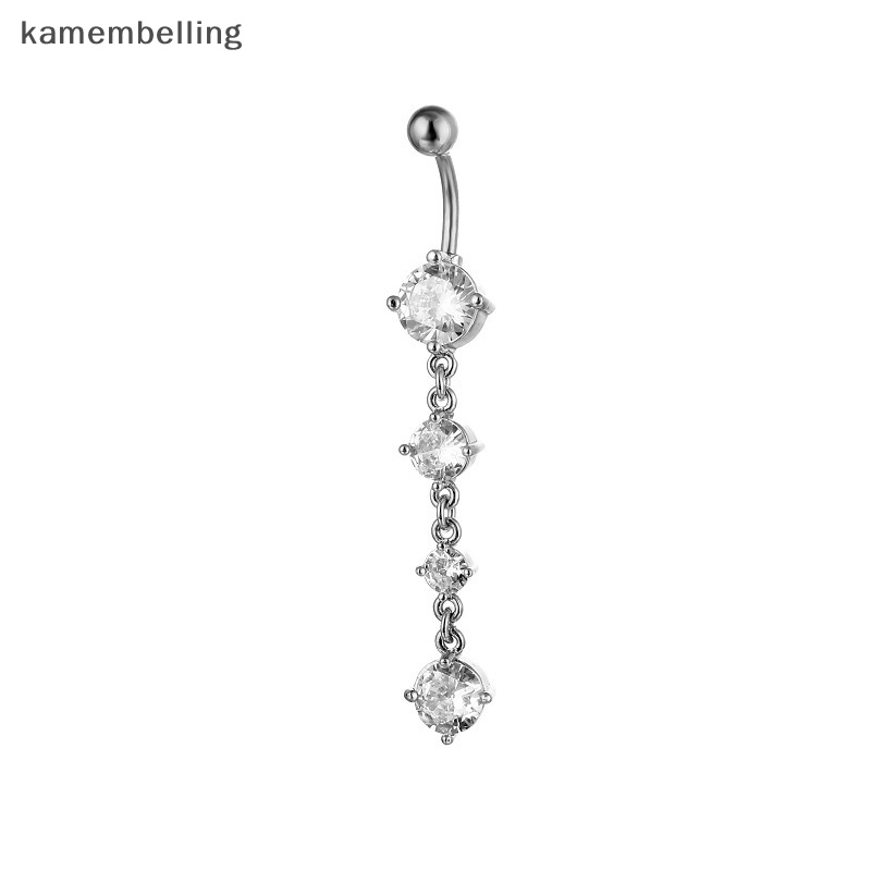 Khuyên Rốn Đính Đá Zircon Thời Trang Cho Nữ