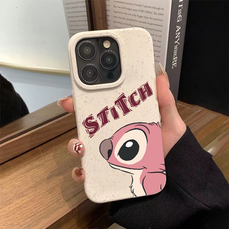 Ốp Điện Thoại Dẻo Họa Tiết Hoạt Hình Stitch Dễ Thương Chống Sốc Cho Apple 13 11 7 plus 8max14pro iPhone12 JDZ4
