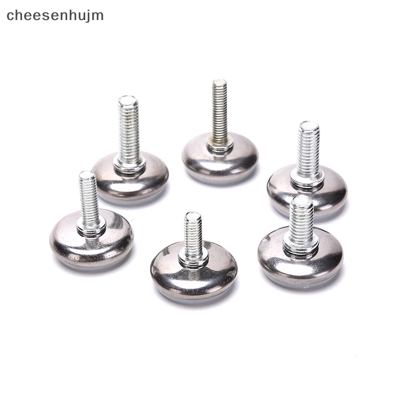 Bộ 4 Chân Bàn Bằng Thép Chống Trượt Có Thể Điều Chỉnh M6 M8 15 / 20 / 25mm