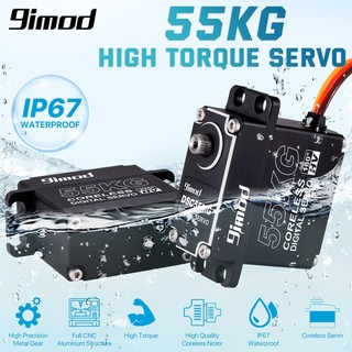 Động Cơ Servo 9IMOD 55kg Kèm Phụ Kiện Cho Xe Điều Khiển Tỉ Lệ 1 / 10