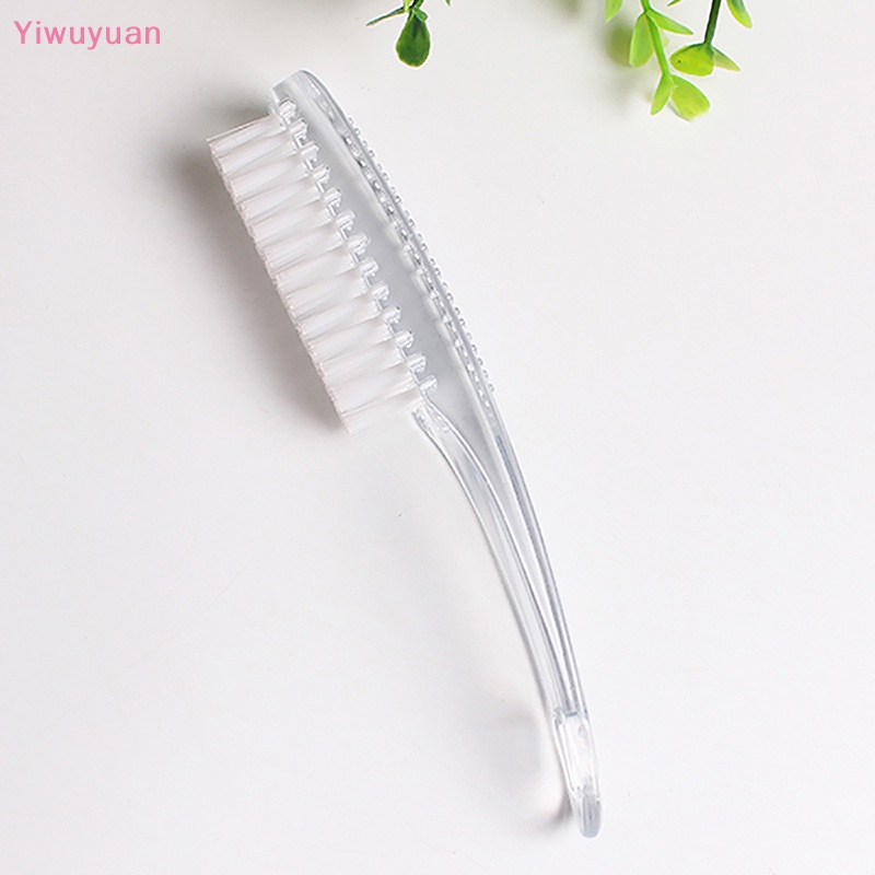 Bàn Chải Nhựa Mềm Cán Cong Loại Bỏ Bụi Cho Móng Tay