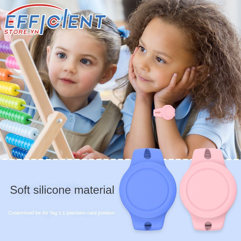 Cho Airtag Chống Mất Thiết Bị Mới Silicone Chống Thấm Nước Dây Đeo Tay Trẻ Em Vòng Tay Định Vị Vỏ Bảo Vệ Hiệu Quả.store vn