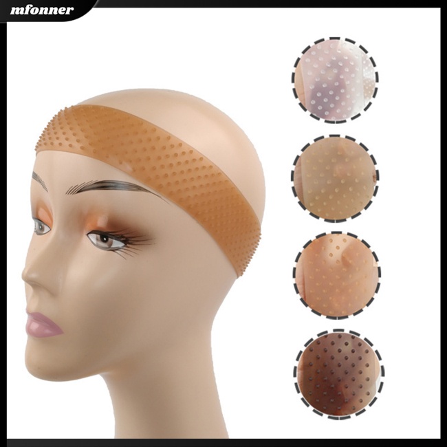 Băng Đô Đội Tóc Giả Bằng Silicone Chống Trượt Chống Đổ Mồ Hôi Có Thể Tái Sử Dụng