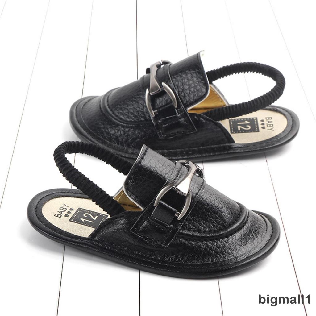 Xăng đan Bằng Da PU Đế Bằng Chống Trượt Dành Cho Bé Yêu