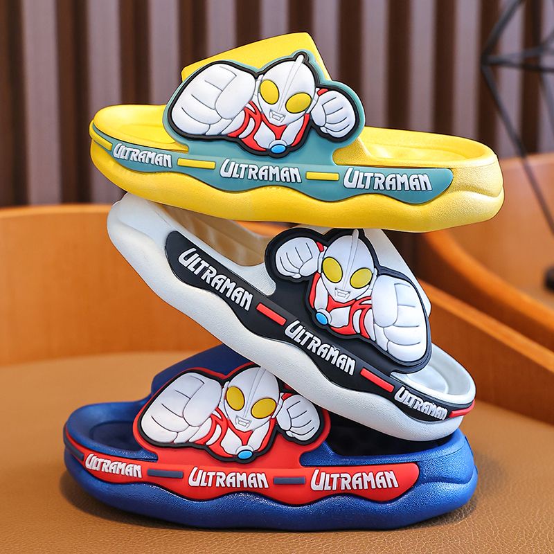 Dép Đi Trong Nhà Tắm Chống Trượt Họa Tiết Ultraman Thời Trang Mùa Hè Cho Bé HXVN3120