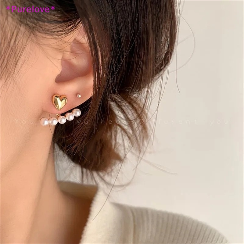 Dây Chuyền Mặt Trái Tim Đính Ngọc Trai Thời Trang 2022 Dành Cho Nữ Mới