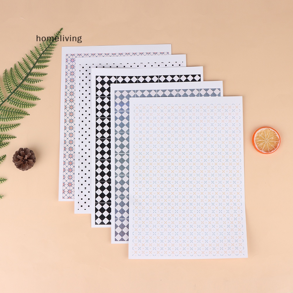 Miếng Dán Sàn Nhà Trang Trí Nhà Búp Bê Tỉ Lệ 1 / 12