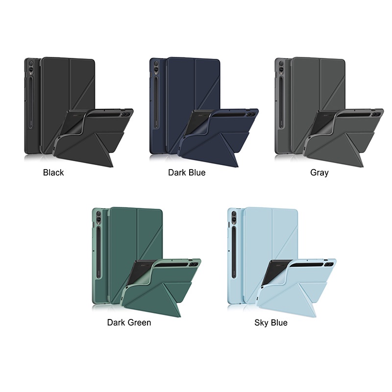 Bao Da Máy Tính Bảng TPU Mềm Có Thể Gấp Gọn Cho Samsung Tab S9 11inch X710 X716B X718U S9 + S9 Plus 12.4inch X810 X816U