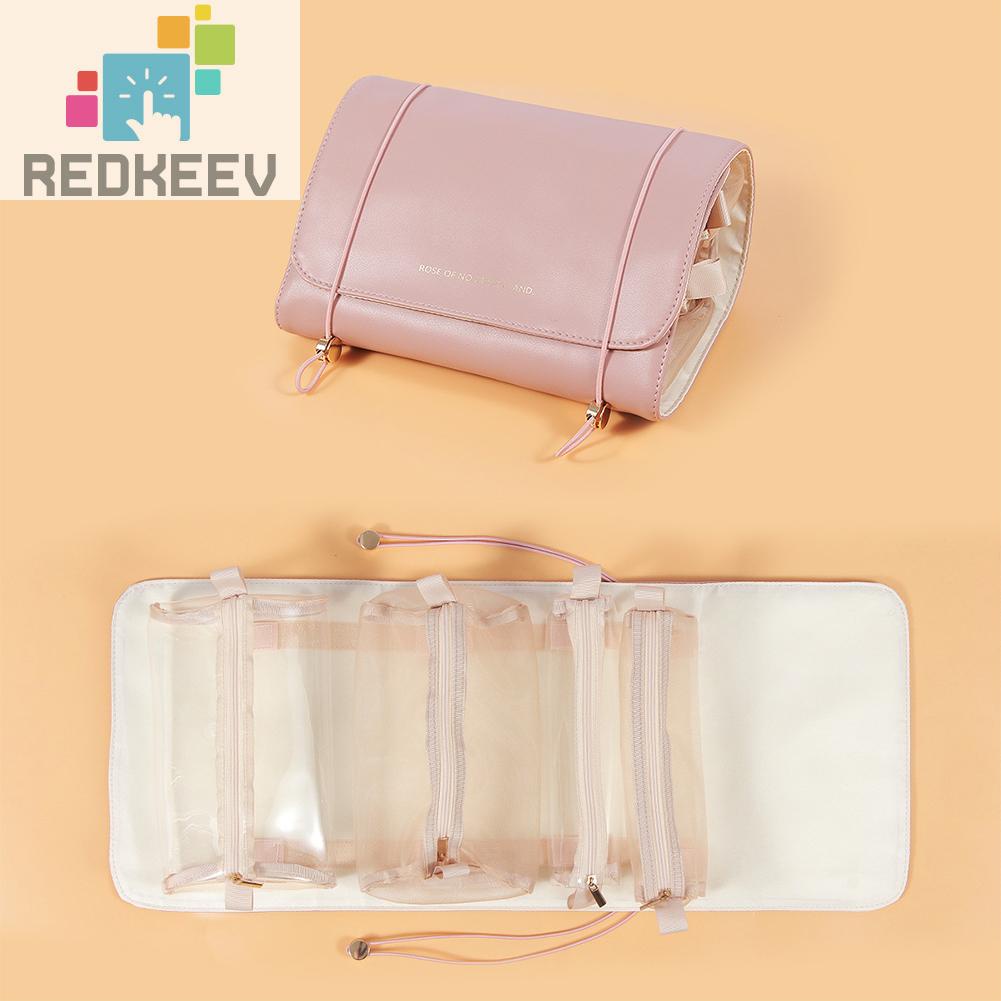 Túi Cuộn Đựng Mỹ Phẩm 4 Trong 1 Sức Chứa Lớn Tiện Dụng