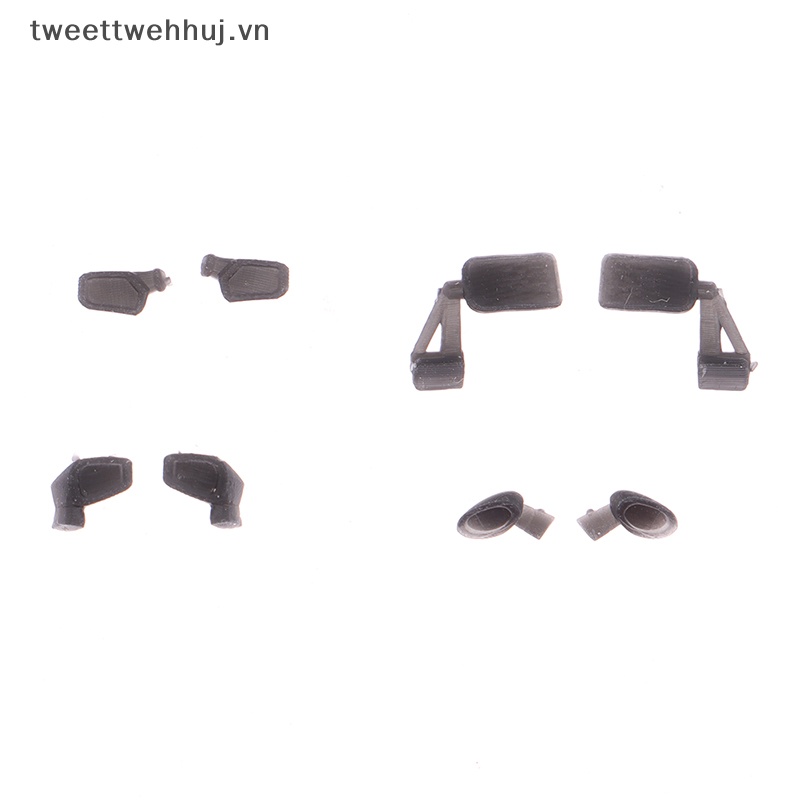 1 Cặp Gương Chiếu Hậu 1: 64 Phản Quang Cho Mô Hình Xe Hơi Đua DIY
