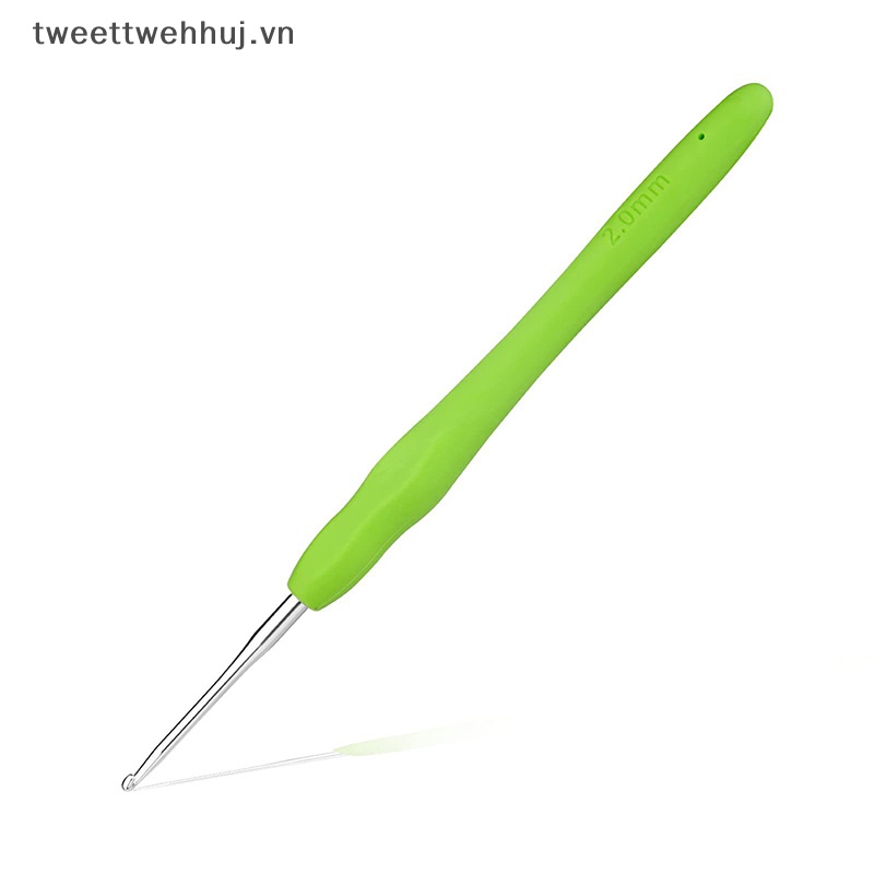 1 Cây Móc Len Tay Cầm Cao Su Mềm 2.0-6.0Mm
