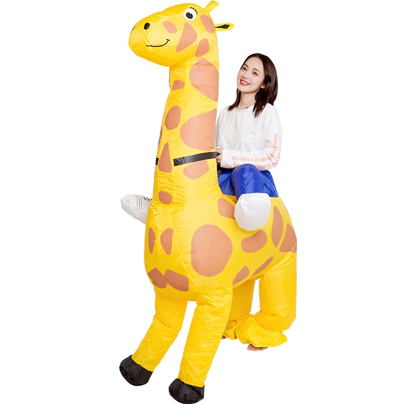 Bộ Đồ Hóa Trang Hươu Cao Cổ Bơm Hơi Hóa Trang Halloween