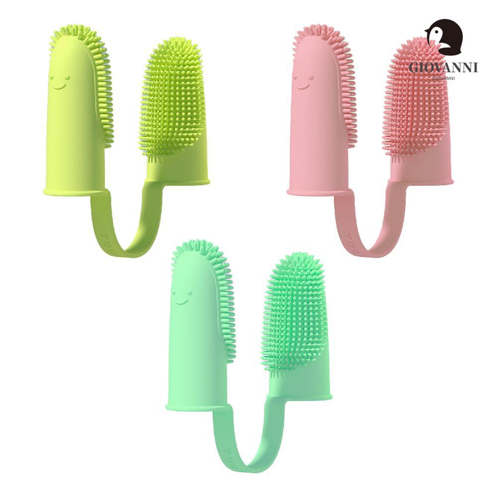 Bàn Chải Đánh Răng Hai Ngón Tay TPR Cho Mèo Cưng